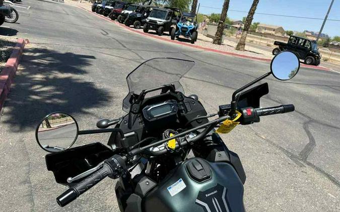 2025 Kawasaki KLR®650 S Metallic Matte Old School Green