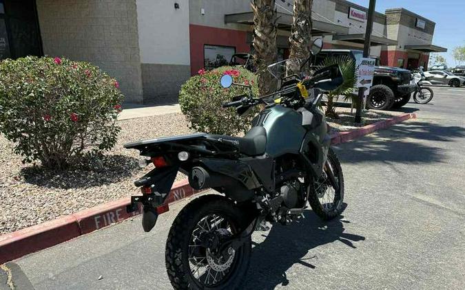 2025 Kawasaki KLR®650 S Metallic Matte Old School Green