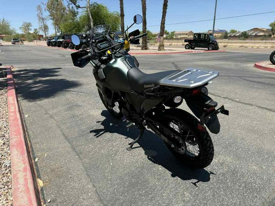 2025 Kawasaki KLR®650 S Metallic Matte Old School Green
