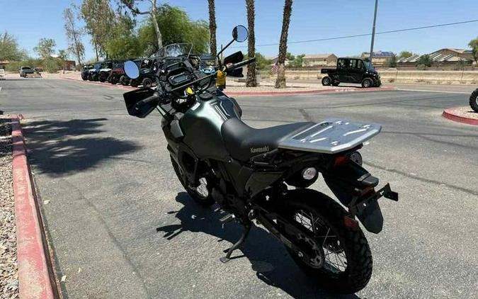 2025 Kawasaki KLR®650 S Metallic Matte Old School Green