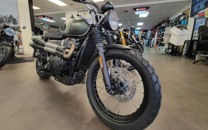 2023 Triumph Scrambler 900 Matte Khaki Green