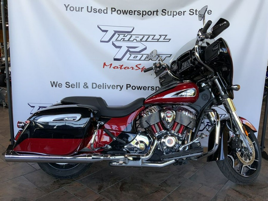 2020 Indian Motorcycle® Chieftain® Elite Thunder Black Vivid Crystal/Wildfire Red Candy