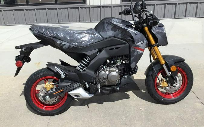 2024 Kawasaki Z125Pro Cypher CamoGray/Metallic Matte Carbon Gray