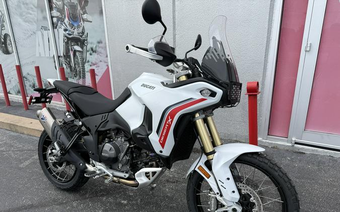 2026 Ducati DesertX V2 Matte Star White Silk