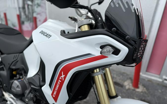 2026 Ducati DesertX V2 Matte Star White Silk
