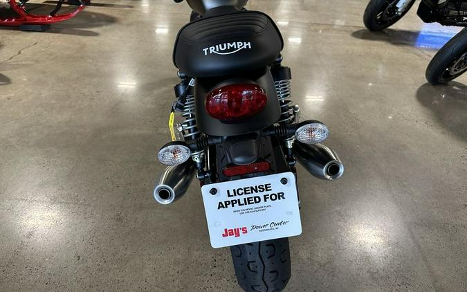 2022 Triumph Street Twin Matte Ironstone