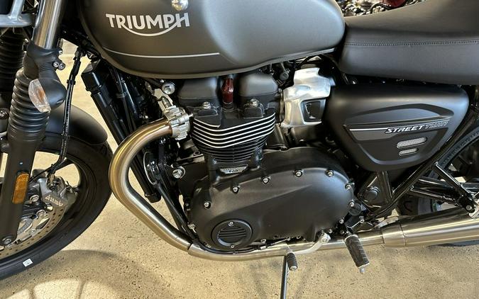 2022 Triumph Street Twin Matte Ironstone