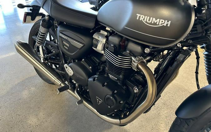 2022 Triumph Street Twin Matte Ironstone