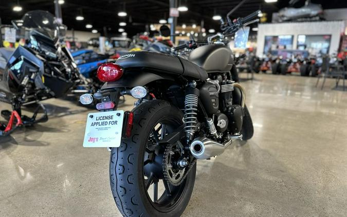 2022 Triumph Street Twin Matte Ironstone