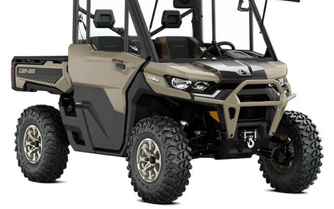 2024 Can-Am® Defender Limited HD10 Desert Tan & Timeless Black