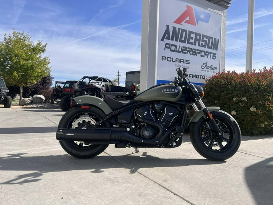 2026 Indian Scout Bobber Limited +Tech Moss Green Smoke