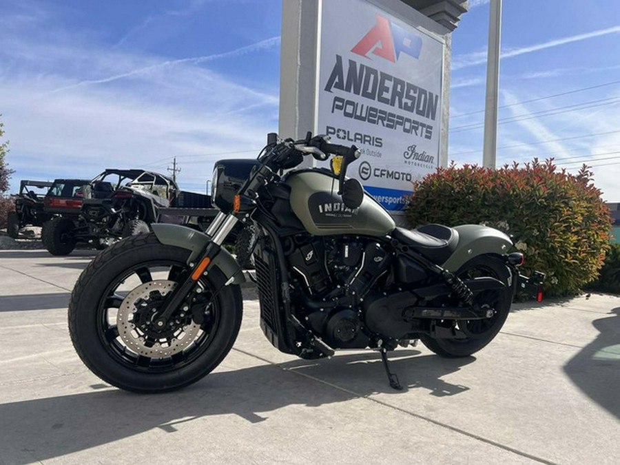 2026 Indian Scout Bobber Limited +Tech Moss Green Smoke