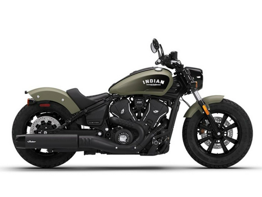 2026 Indian Scout Bobber Limited +Tech Moss Green Smoke