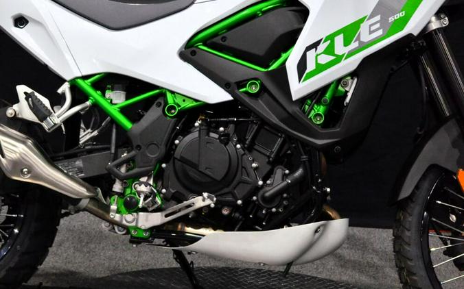 2026 Kawasaki KLE500 ABS SE Pearl Blizzard White