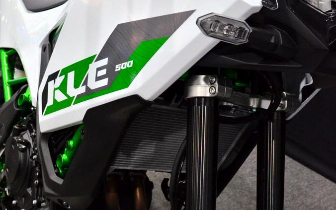 2026 Kawasaki KLE500 ABS SE Pearl Blizzard White