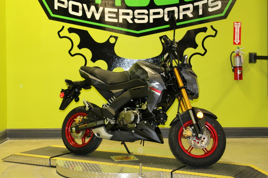 2024 Kawasaki Z125Pro Cypher CamoGray/Metallic Matte Carbon Gray