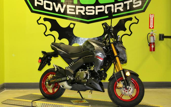 2024 Kawasaki Z125Pro Cypher CamoGray/Metallic Matte Carbon Gray