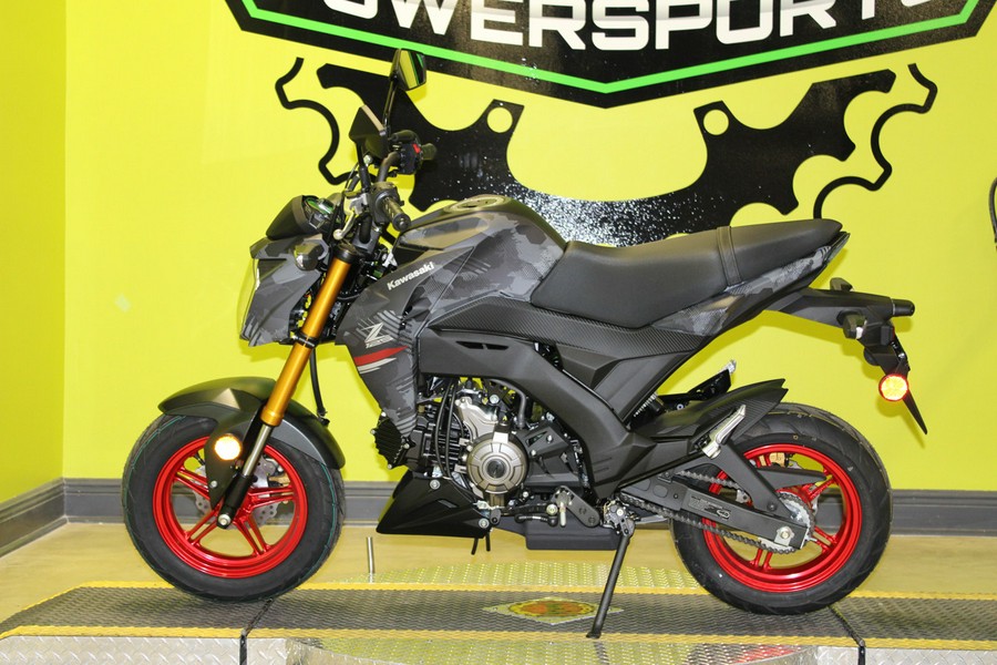 2024 Kawasaki Z125Pro Cypher CamoGray/Metallic Matte Carbon Gray