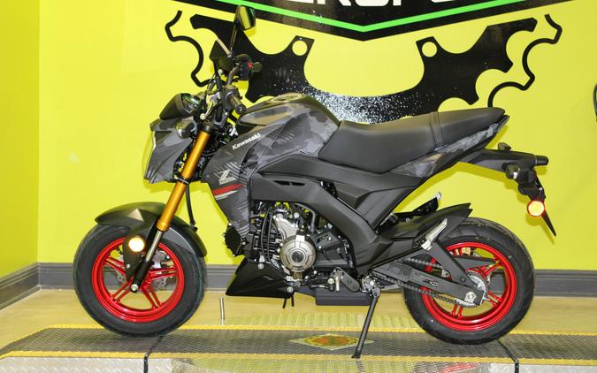 2024 Kawasaki Z125Pro Cypher CamoGray/Metallic Matte Carbon Gray