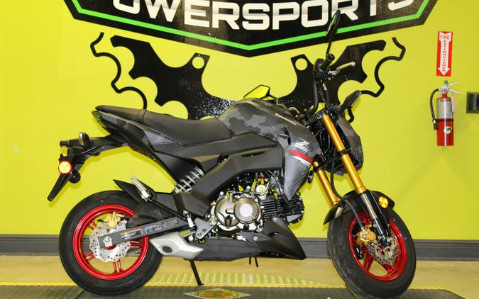 2024 Kawasaki Z125Pro Cypher CamoGray/Metallic Matte Carbon Gray