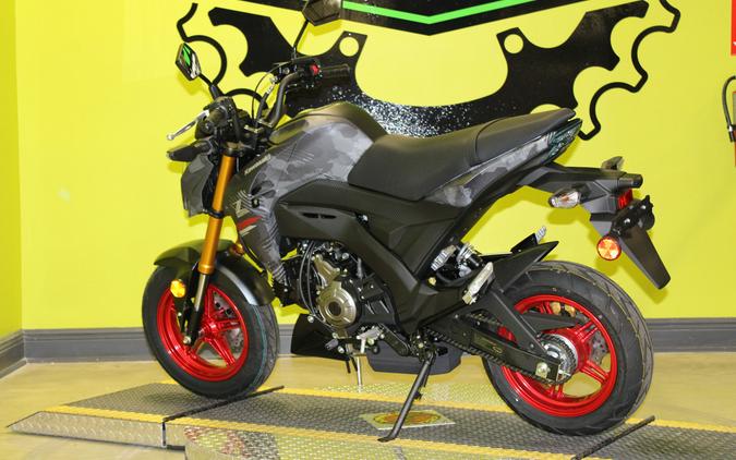 2024 Kawasaki Z125Pro Cypher CamoGray/Metallic Matte Carbon Gray