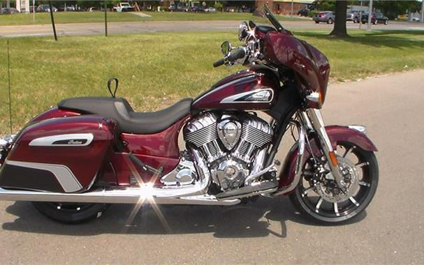 2024 Indian Motorcycle CHIEFTAIN LIMITED, MAROON MTLC W/GFX, 49ST Limited