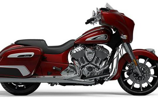 2024 Indian Motorcycle CHIEFTAIN LIMITED, MAROON MTLC W/GFX, 49ST Limited