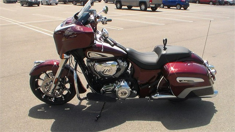 2024 Indian Motorcycle CHIEFTAIN LIMITED, MAROON MTLC W/GFX, 49ST Limited