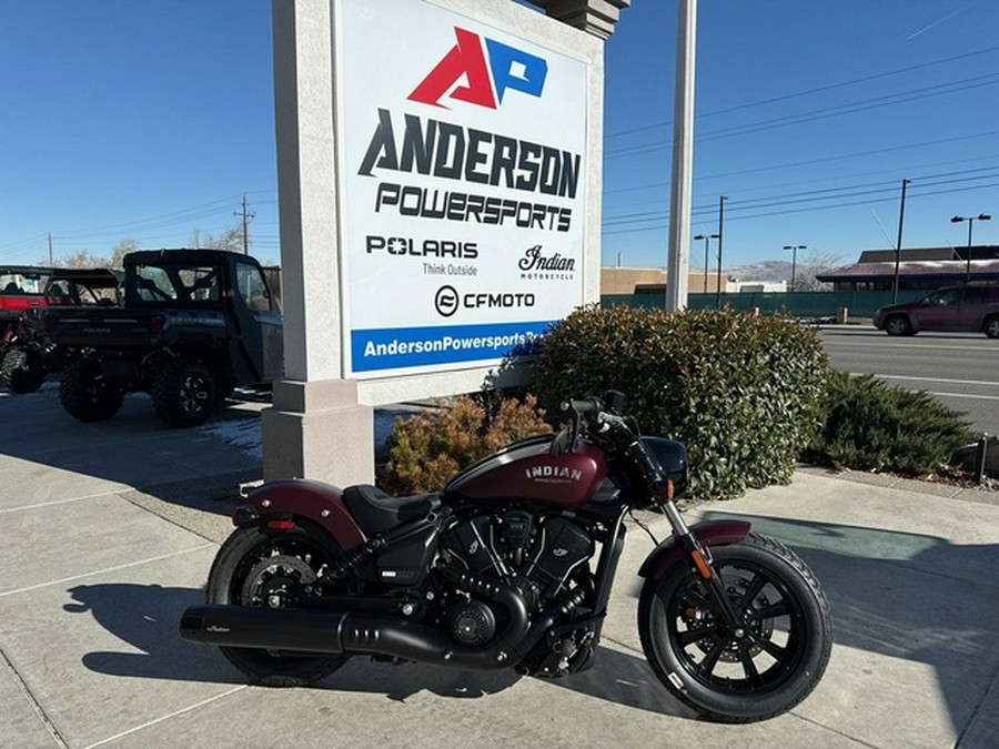 2026 Indian Scout Bobber Limited +Tech Maroon Metallic Smoke