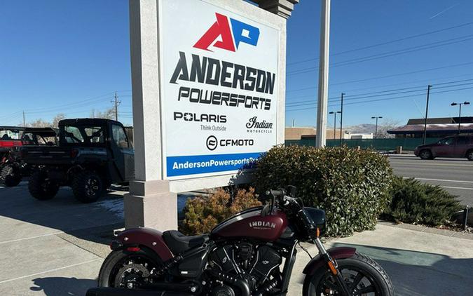 2026 Indian Scout Bobber Limited +Tech Maroon Metallic Smoke
