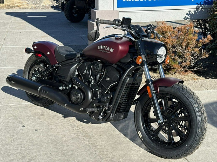2026 Indian Scout Bobber Limited +Tech Maroon Metallic Smoke