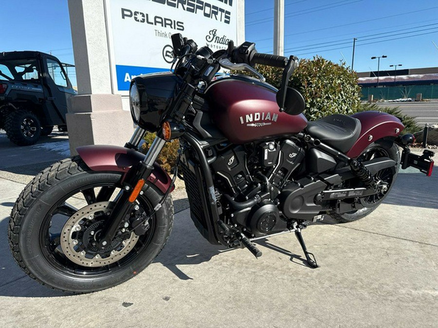 2026 Indian Scout Bobber Limited +Tech Maroon Metallic Smoke