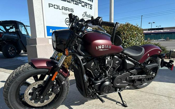 2026 Indian Scout Bobber Limited +Tech Maroon Metallic Smoke