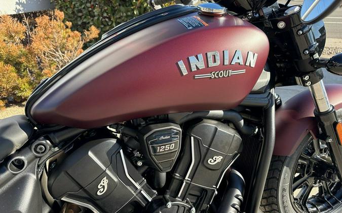 2026 Indian Scout Bobber Limited +Tech Maroon Metallic Smoke