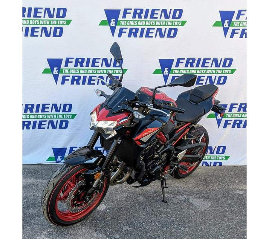 2024 Kawasaki Z900 ABS Candy Persimmon Red/Ebony