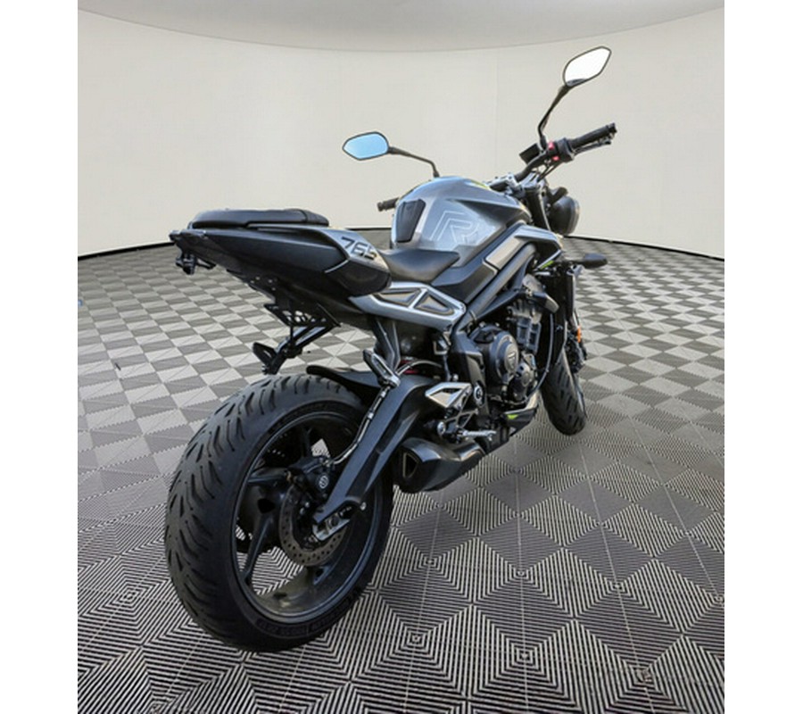 2024 Triumph Street Triple 765 R Silver Ice