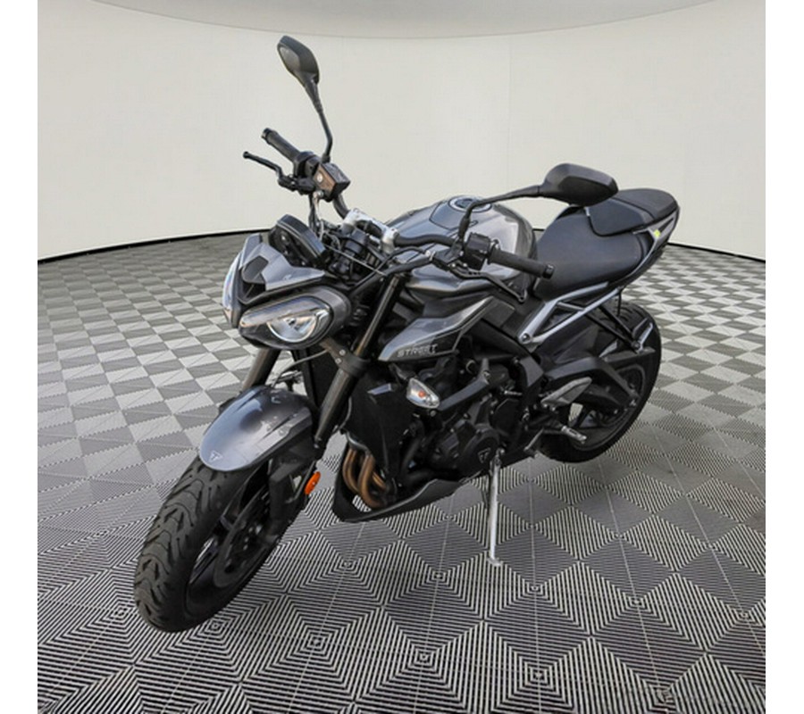 2024 Triumph Street Triple 765 R Silver Ice