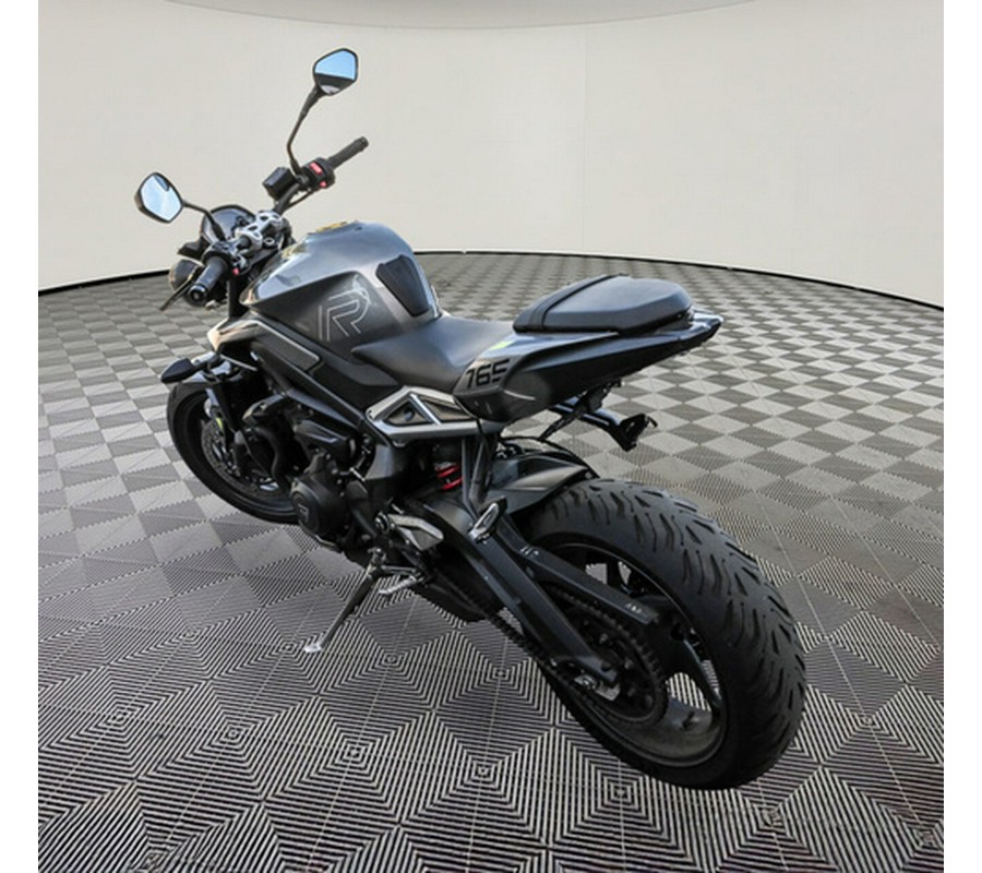 2024 Triumph Street Triple 765 R Silver Ice