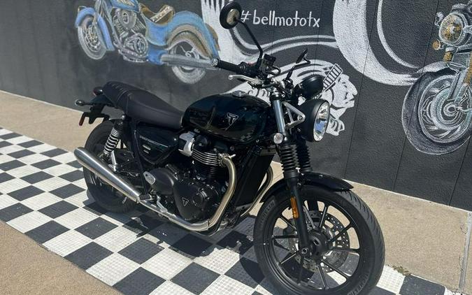 2024 Triumph Speed Twin 900 Competition Green/Phantom Black