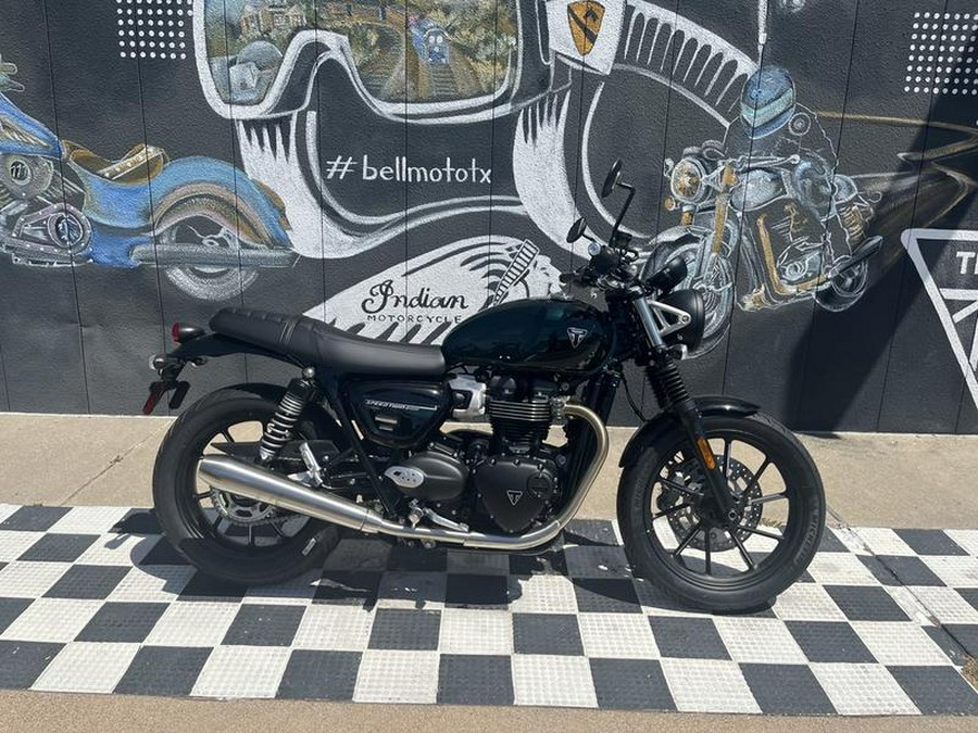 2024 Triumph Speed Twin 900 Competition Green/Phantom Black