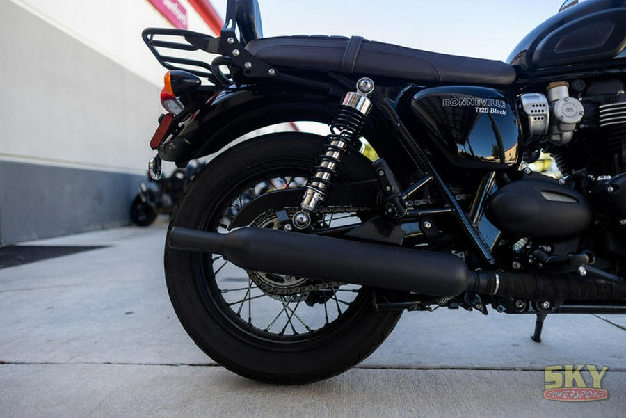 2020 Triumph Bonneville T120 Black Jet Black