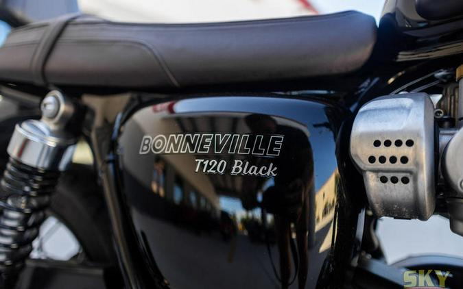 2020 Triumph Bonneville T120 Black Jet Black