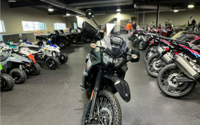 2025 Kawasaki KLR650 S Metallic Matte Old School Green ABS ABS