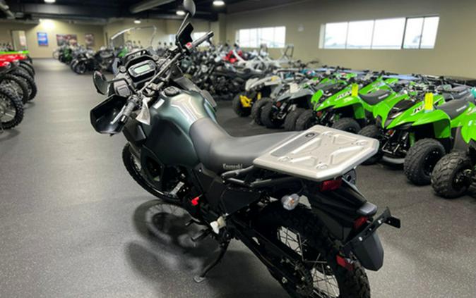 2025 Kawasaki KLR650 S Metallic Matte Old School Green ABS ABS