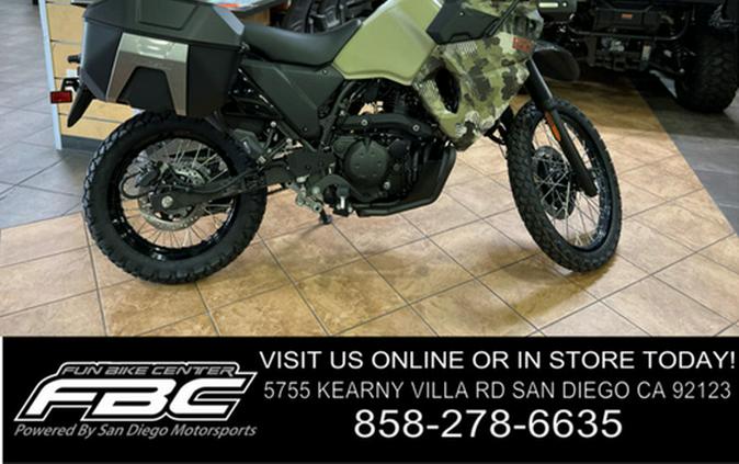 2025 Kawasaki Klr650 Adventure ABS Cypher Camo Beige ABS