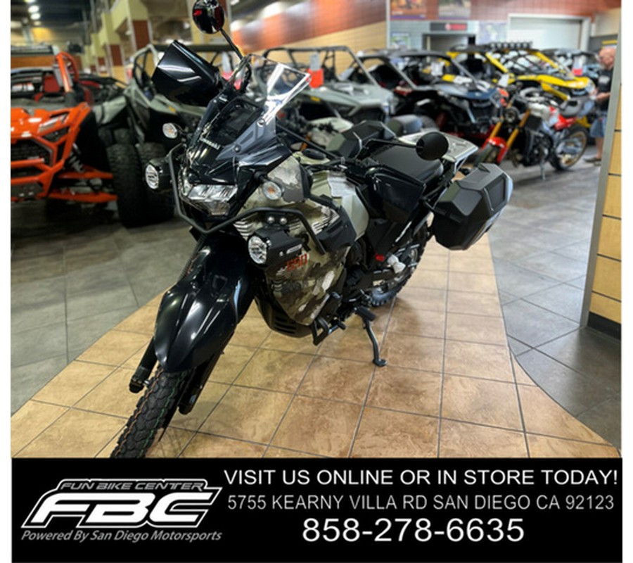 2025 Kawasaki Klr650 Adventure ABS Cypher Camo Beige ABS