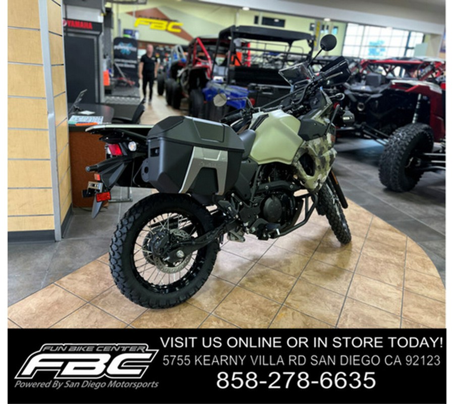 2025 Kawasaki Klr650 Adventure ABS Cypher Camo Beige ABS