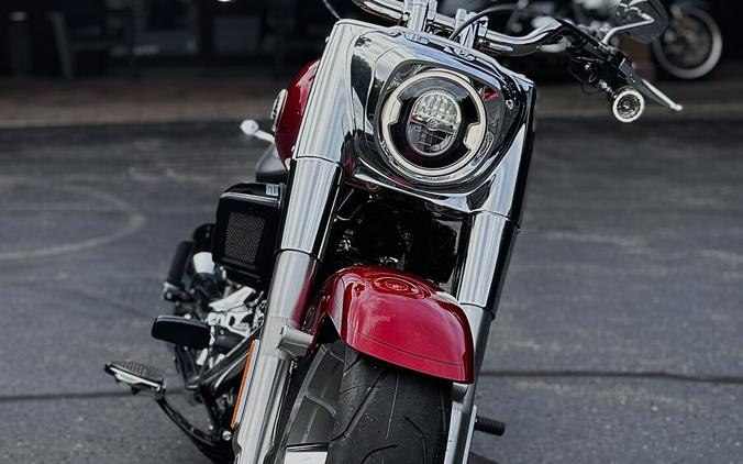 2026 Harley-Davidson® Fat Boy® Brilliant Red Chrome Trim