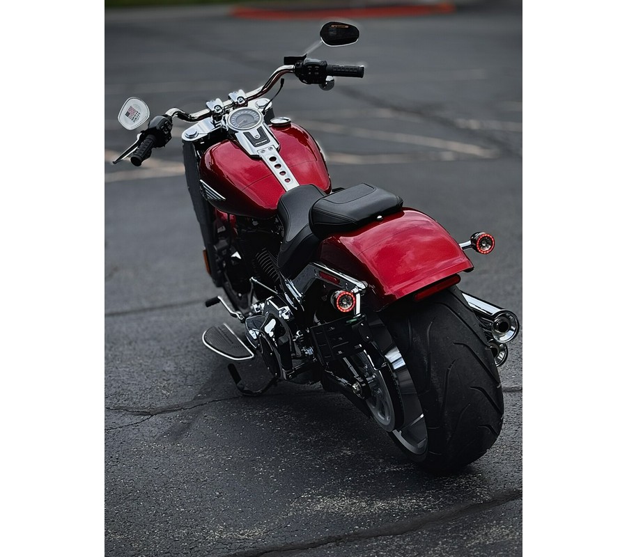 2026 Harley-Davidson® Fat Boy® Brilliant Red Chrome Trim