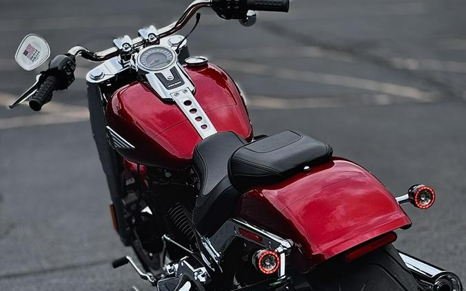 2026 Harley-Davidson® Fat Boy® Brilliant Red Chrome Trim
